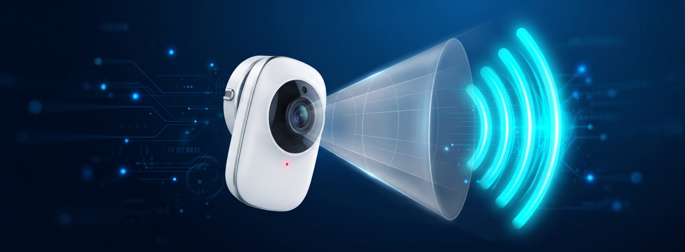 定位型 IP Cam 示意圖，網路攝影機結合室內定位建立影像與座標的關聯